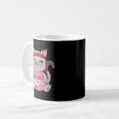 Mug Fraise Shake fraise Lait Chat Kawaii Neko A (Devant gauche)