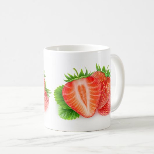 Mug Fraises (Devant droit)