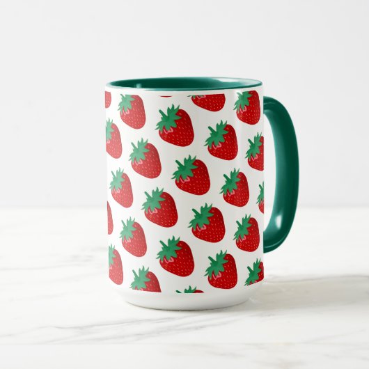 Mug Fraises (Devant droit)