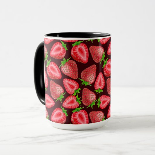 Mug Fraises (Devant gauche)