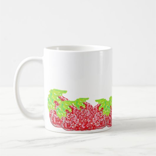 Mug : Fraises (Gauche)
