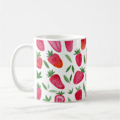 Mug Fraises d'aquarelle (Gauche)