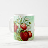 Mug Fraises Le Plus Doux Choisir Citation Romantique (Devant gauche)