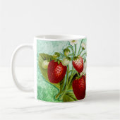 Mug Fraises Le Plus Doux Choisir Citation Romantique (Gauche)