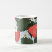 Mug Fraises : motif de fruits d'été. (Centre)