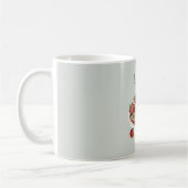 Mug Fraises rouges à la menthe et coccinelles (Gauche)