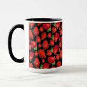 Mug Fraises rouges délicieuses, (Gauche)