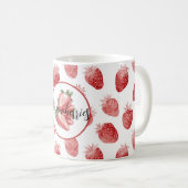 Mug Fraises rouges Fruit   (Devant droit)