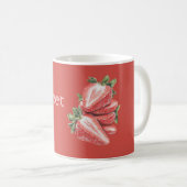 Mug Fraises Rouges Sucrées Fruit (Devant droit)