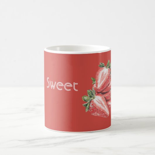 Mug Fraises Rouges Sucrées Fruit (Centre)