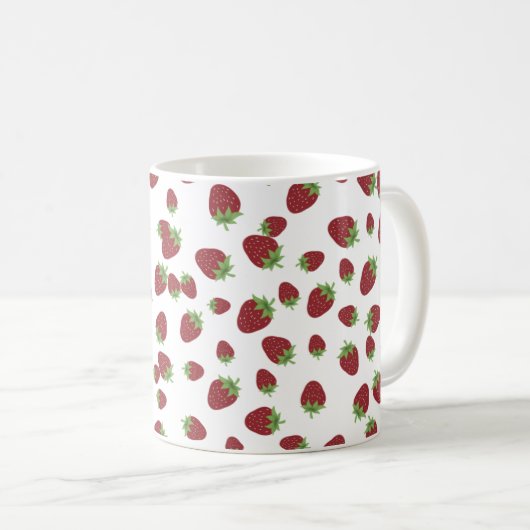 Mug Fraises sucrées (Devant droit)