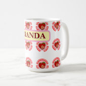 Mug Fraises sucrées juteuses Fruit d'été (Devant droit)