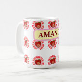 Mug Fraises sucrées juteuses Fruit d'été (Devant gauche)