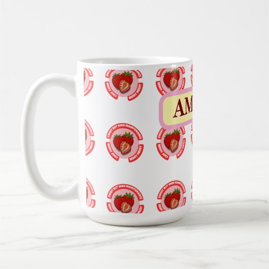 Mug Fraises sucrées juteuses Fruit d'été (Gauche)