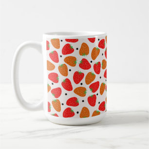 Mug Fraises sur blanc