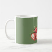 Mug Fraises Vert Olive Sucrées aux Fruits (Gauche)