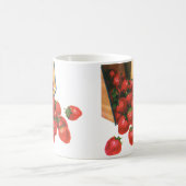 Mug Fraises vintages en Panier, Fruits alimentaires (Centre)