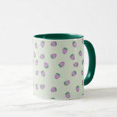 Mug Fraises Violettes (Devant droit)