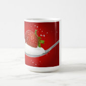 Mug Framboise avec éclaboussure de lait (Centre)