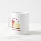 Mug Framboise Cheesecake Cute Inspiré (Devant gauche)