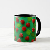 Mug Framboise classique (Devant droit)