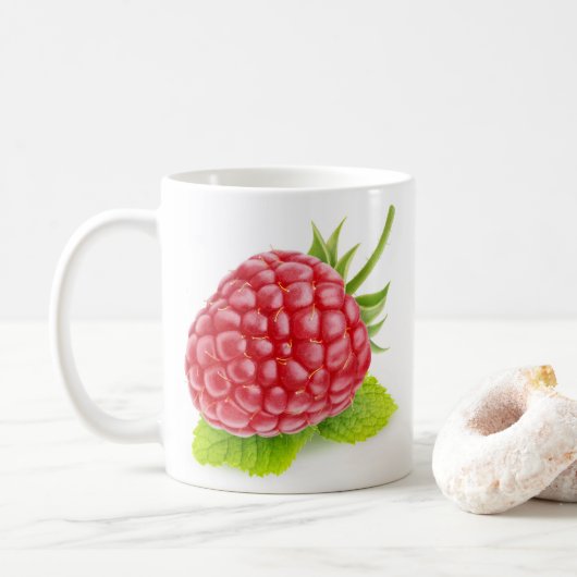 Mug Framboise et menthe (Avec donut)