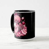 Mug Frameur de fraise : Femboy de peau foncée (Devant gauche)