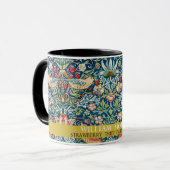 Mug Frameur de fraises - Conception de William Morris (Devant gauche)