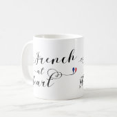 Mug Français Au Coeur, France (Devant gauche)
