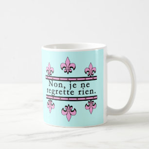 Mug Français aucuns produits de regrets