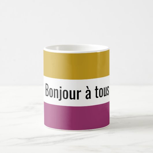 Mug Français Bonjour tout le monde (Centre)