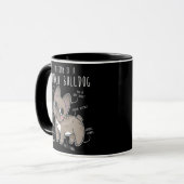 Mug Français Bulldog Anatomie mignonne drôle Animal Fr (Devant gauche)