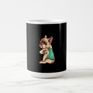Mug français bulldog i love maman tatouage amant cadea