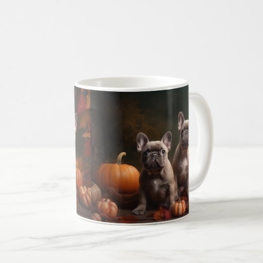 Mug Français Chien Chien Chien Chien Chien Puppy Autom (Devant droit)