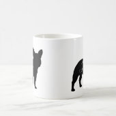 Mug Français Chien Chien Chien Silhouettes Amour Perso (Centre)