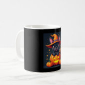 Mug Française Bulldog sorcière Citrouille Halloween Ho (Devant gauche)