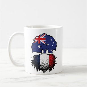 Mug France Australie Australie Australie drapeau des r