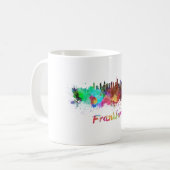 Mug Francfort skyline in watercolor (Devant gauche)