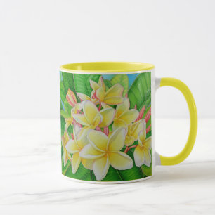 Mug Frangipani hawaïen
