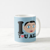 Mug Frank vous aime tous (Devant droit)
