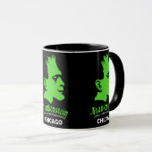 Mug Frankenstein, Bar, Disco, Chicago, Illinois (Devant droit)