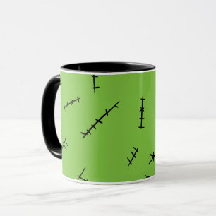 Mug Frankenstein Stitches