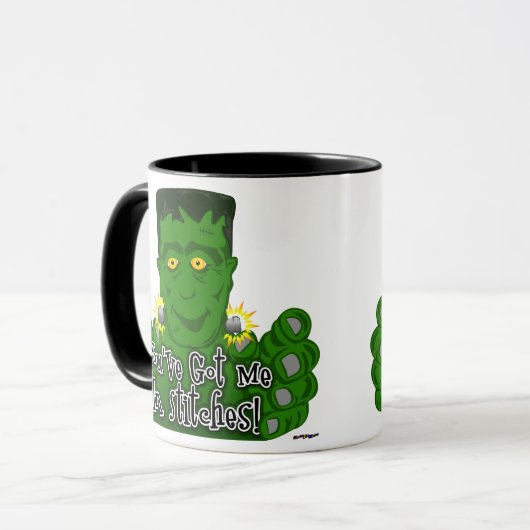 Mug Frankie, tu m'as en piqûres ! (Devant gauche)