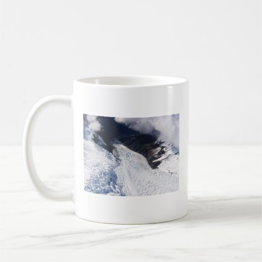 Mug Franz Josef Glacier Vue aérienne, Nouvelle-Zélande (Gauche)