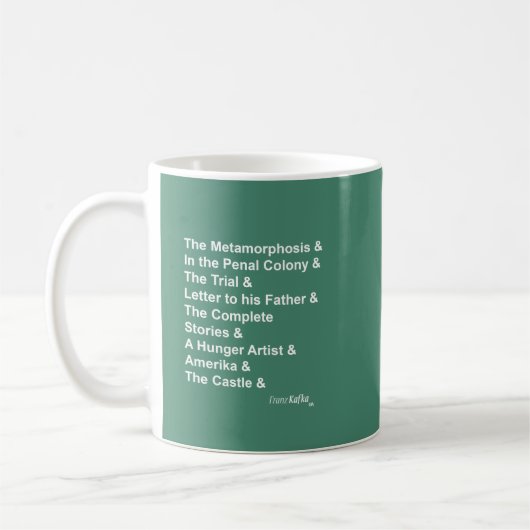 Mug Franz Kafka (Gauche)