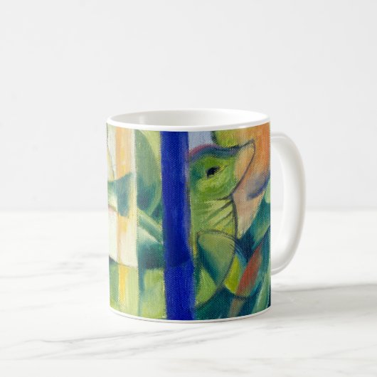 Mug Franz Marc Célèbre peinture Petites chèvres de mon (Devant droit)