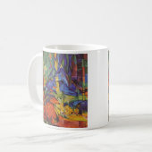 Mug Franz Marc - cerf commun dans la forêt (Devant gauche)