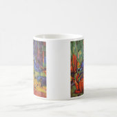 Mug Franz Marc - cerf commun dans la forêt (Centre)