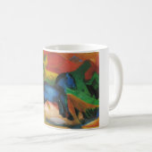 Mug Franz Marc - petite toile bleue d'huile du cheval (Devant droit)