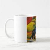 Mug Franz Marc - petite toile bleue d'huile du cheval (Gauche)